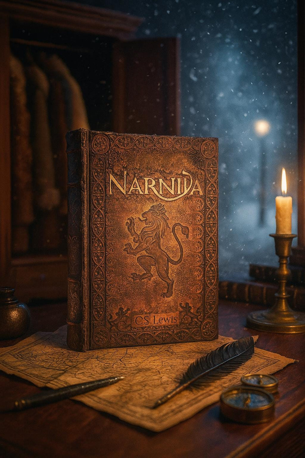 The Chronicles of Narnia – Leather Collector’s Edition | Hand-tooled Hardcover | C.S. Lewis