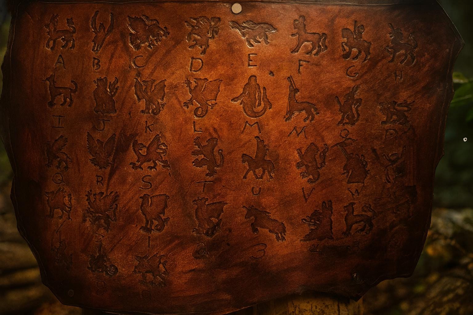 Leather Stamps 32 Heraldic Animals– Mythic Crest Collection for Leather, Clay & Crafting