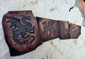Celtic Leather Stamp Set | Dragon, Griffin, Unicorn | 11mm Press-Grade Relics