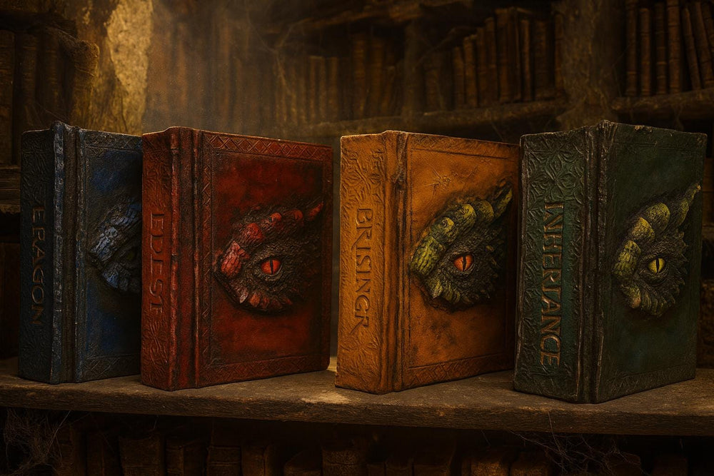 Inheritance Cycle Leather Book Set – Hand-Tooled Collector's Edition