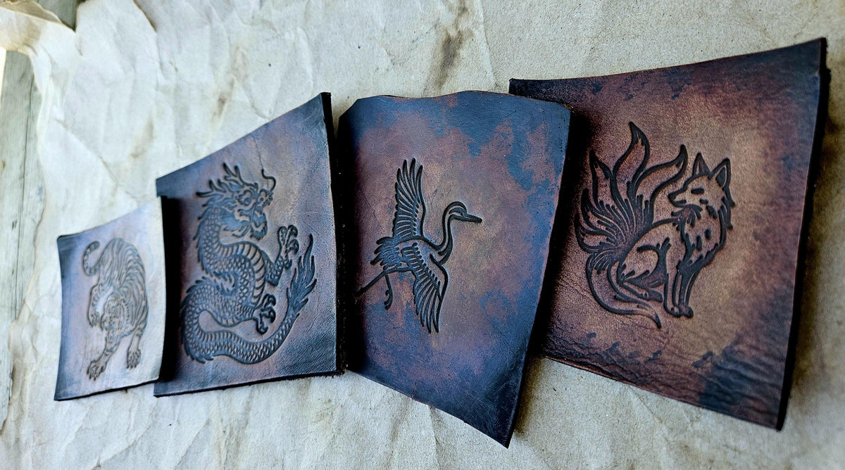 Flying Crane Leather Stamp – Asian Motif, Clay & Ceramic Embossing
