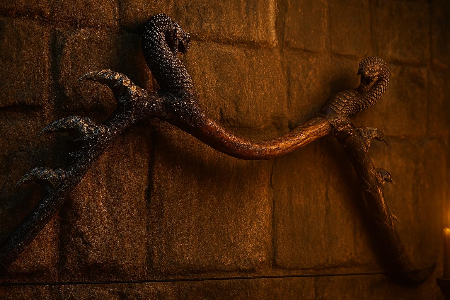 The Serpent’s Coil | Handcrafted Snake Bow