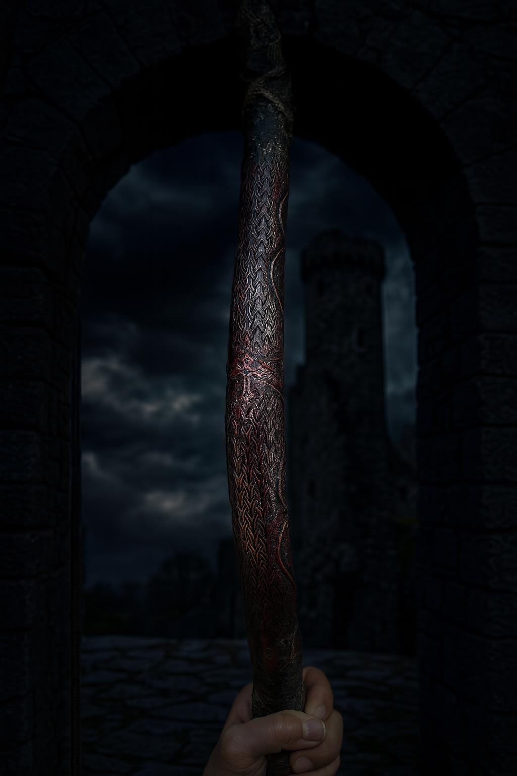 Hope’s End – Fully Functional Recurve Bow | Handmade Fantasy Archery Bow | LARP, Cosplay, Hunting, Display