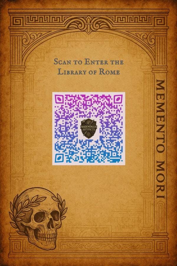 Leather-Bound Meditations Book – Marcus Aurelius, Stoic Memento Mori