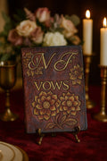 Personalized Leather Wedding Vow Books – Celtic, Fantasy, & Custom Handmade Heirloom Journals