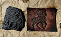 Celtic Ram Leather Stamp – Viking Knotwork Tooling for Leathercraft