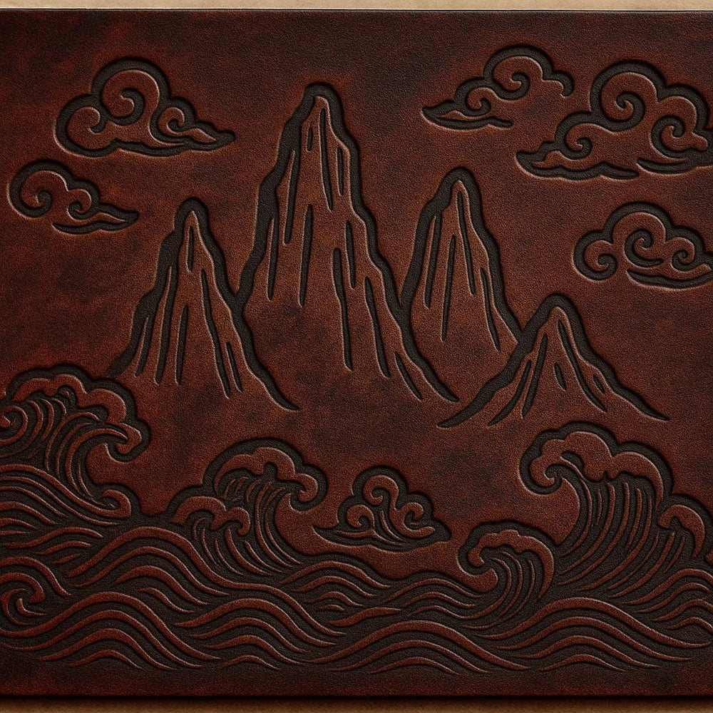 Cloud Stamp Set – Leather & Clay Debossing Tools (Echo of the East)