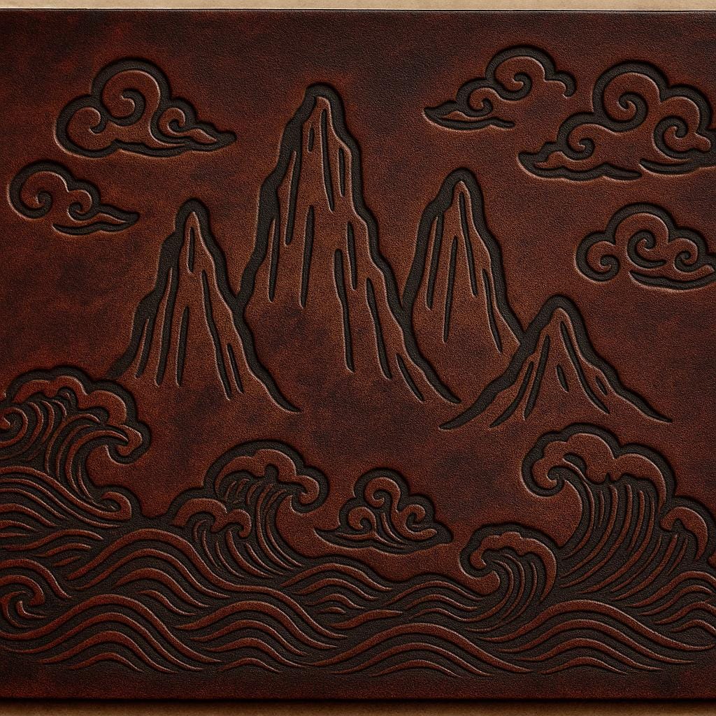 Cloud Stamp Set – Leather & Clay Debossing Tools (Echo of the East)