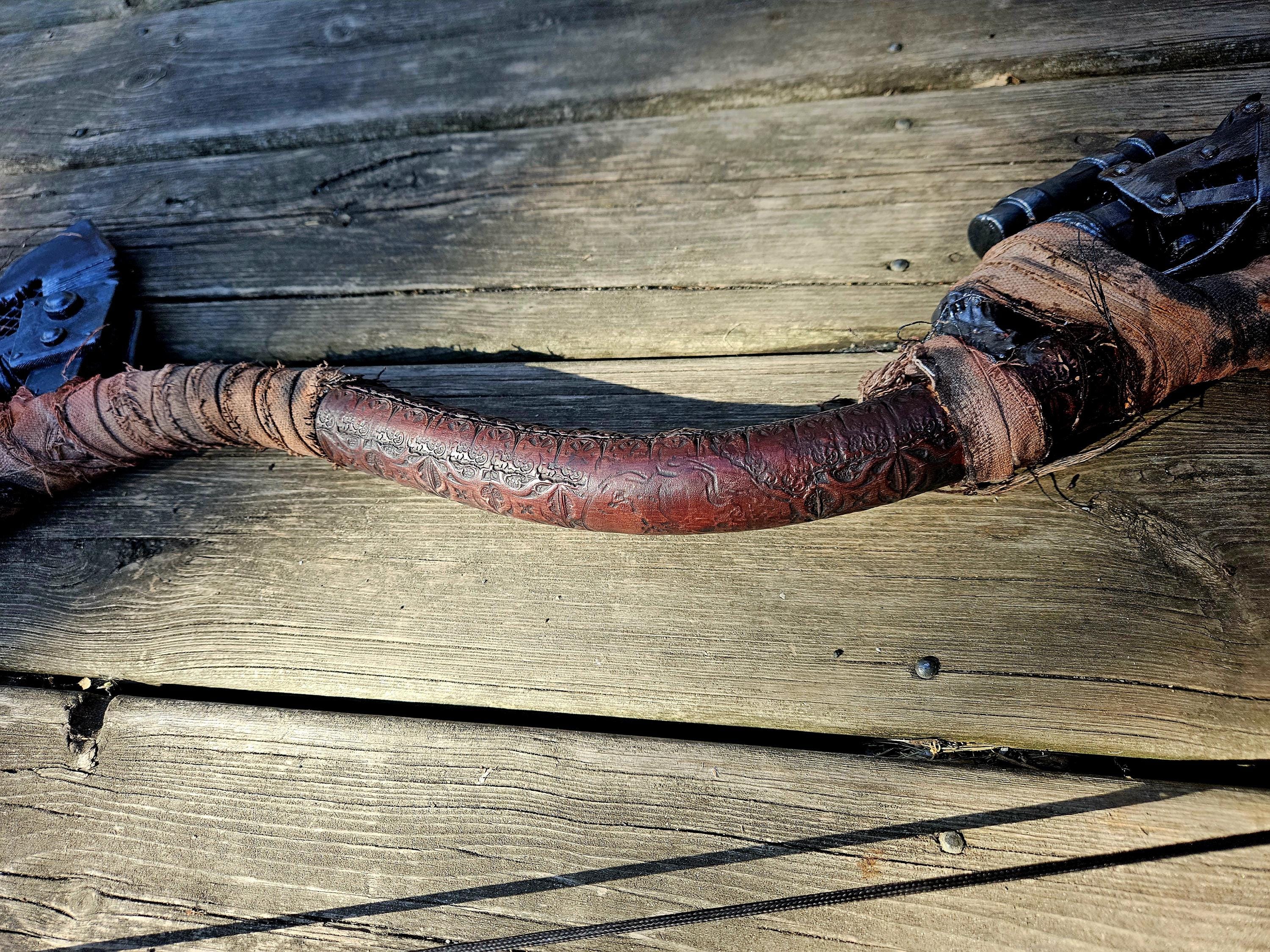 The Iron Reaper Recurve Bow – Fully Functional 25–50lb Draw | Asymmetrical Hunting, Target, LARP & Cosplay Relic Recurve Bow