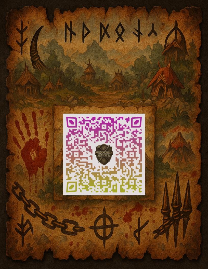 Orc Bone Slingshot | Fantasy Medieval Sling Shot | Hand Painted Collectible Prop | Orc Weapon Replica | LARP, Cosplay, Display