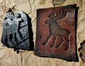 Celtic Moose Leather Stamp – Viking Knotwork for Leathercraft & Clay