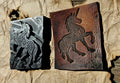 Celtic Unicorn Leather Stamp – Knotwork Norse Beast, DnD Prop