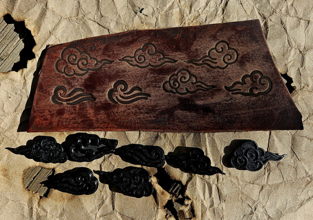 Cloud Stamp Set – Leather & Clay Debossing Tools (Echo of the East)