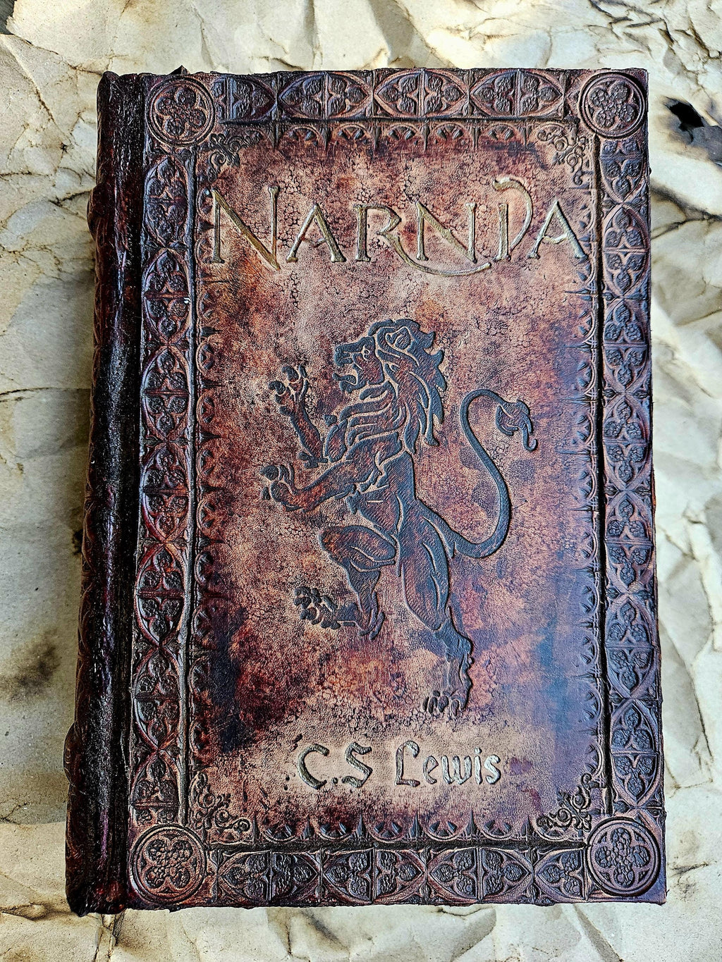 The Chronicles of Narnia – Leather Collector’s Edition | Hand-tooled Hardcover | C.S. Lewis