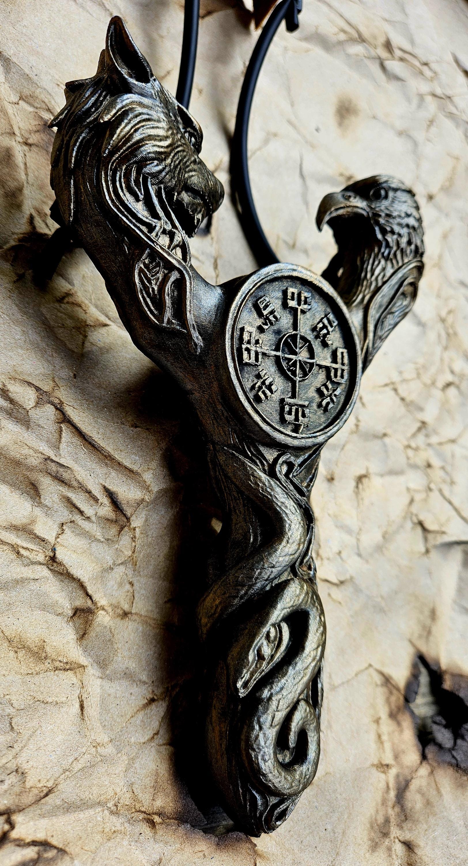 Viking Slingshot: Fenrir's Oath, Norse Mythology Relic