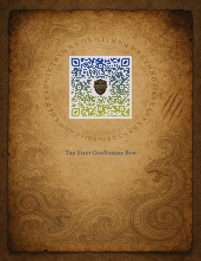 Leviathan’s Breath Recurve Bow – Handcrafted Fantasy Dragon Spine Bow | Mythic Blue Dragon Archery Relic | Functional Collectible Longbow