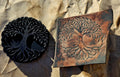 Tree of Life Stamp and Sculpture – Artisan Embossing Tool for Leather, Clay and Wax