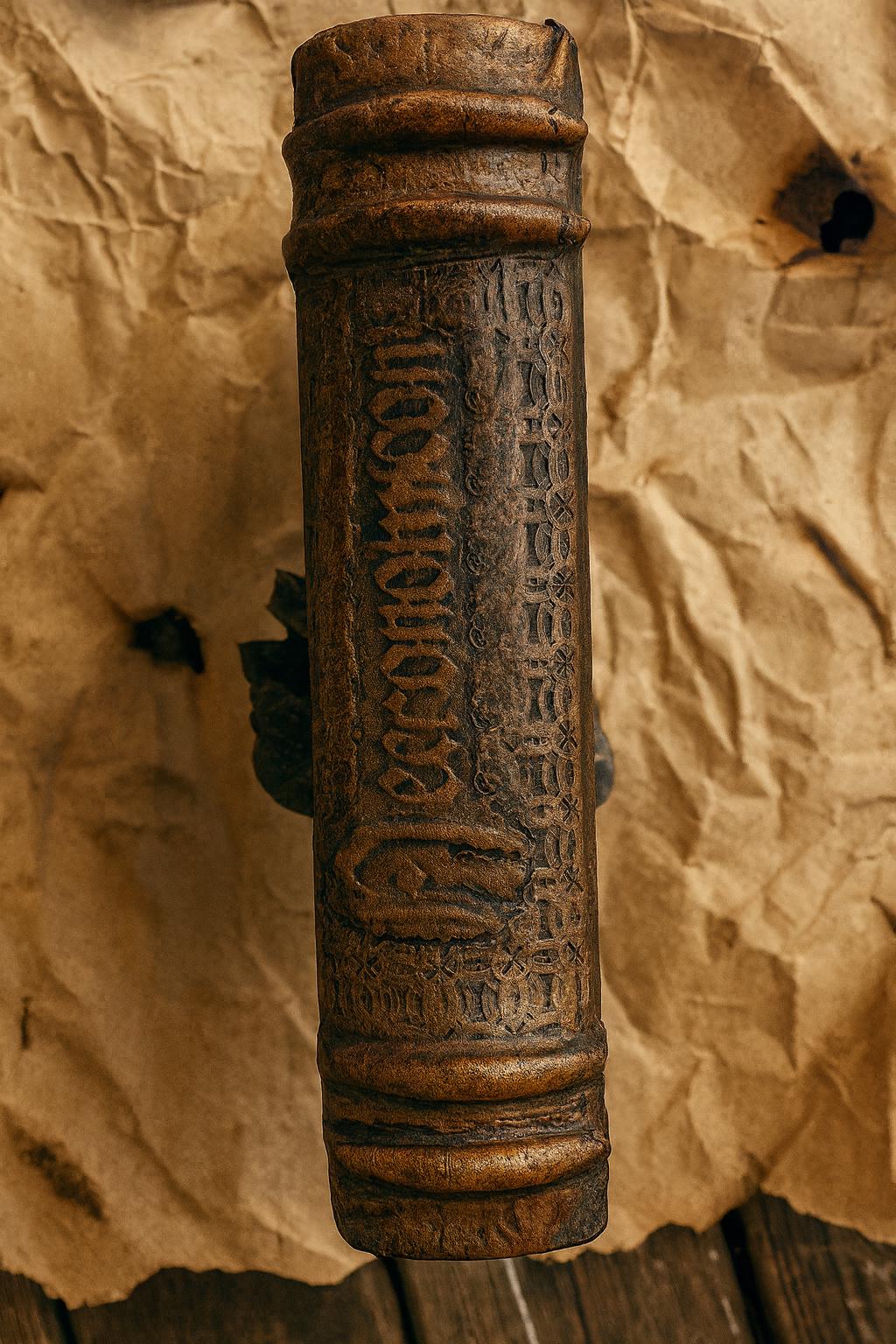 Necronomicon – Leather Collector’s Edition | Hand Tooled Lovecraft Book | Skull Emboss | Arcane Horror Tome