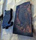 Owl Stamp and Sculpture – Artisan Embossing Tool for Leather, Clay and Wax