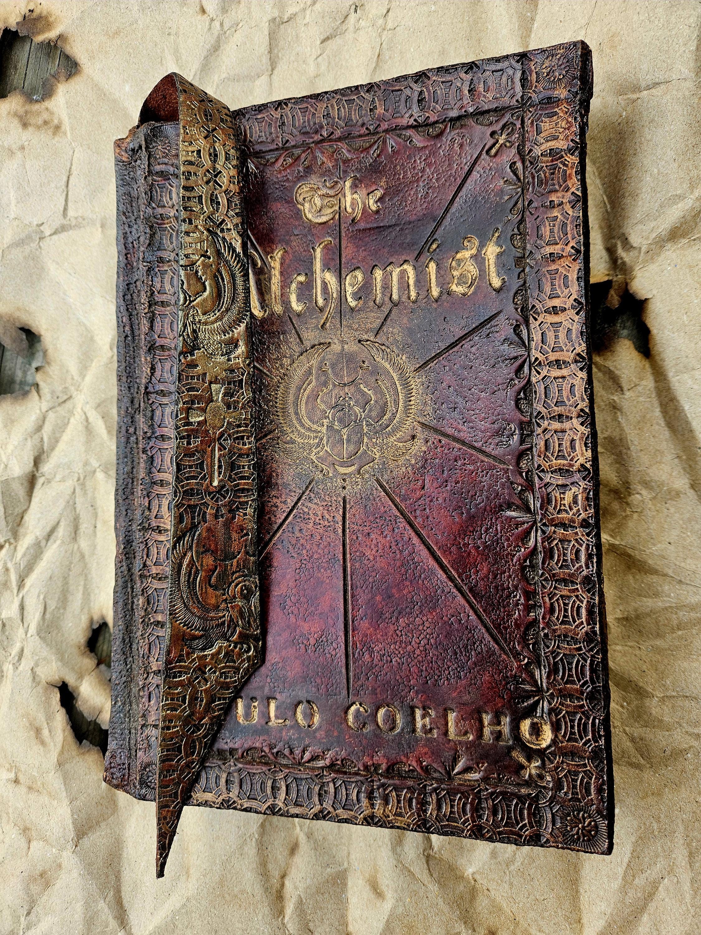 Hand Tooled Leather Bound 'The Alchemist' - Collector's Edition