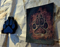 Wolf Paw Stamp and Sculpture – Artisan Embossing Tool for Leather, Clay and Wax