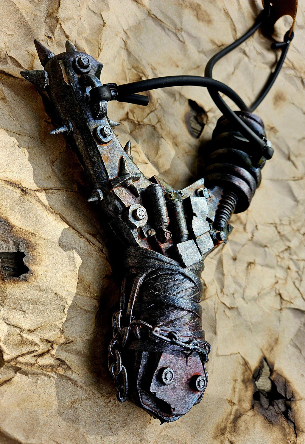 Custom Sling Shot • Handmade • Fully Functional • Built to Your Theme, Draw Weight & Story