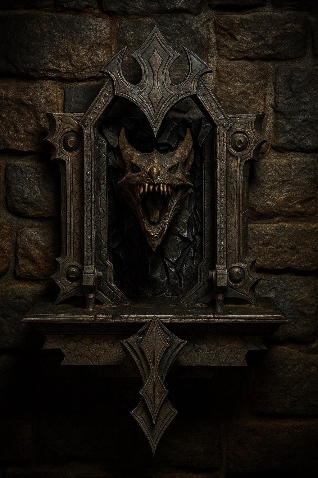 Titans Ascension Archery Bow Wall Mount Relic