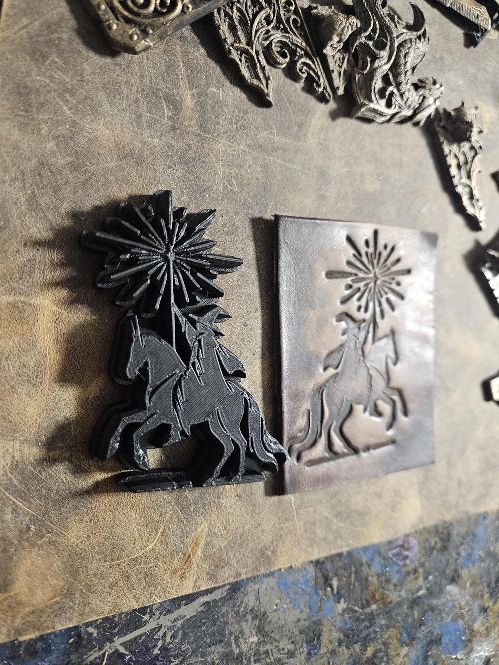 Wizard Stamp Leather Stamp,LOTR, Gandalf Inspired Stamp