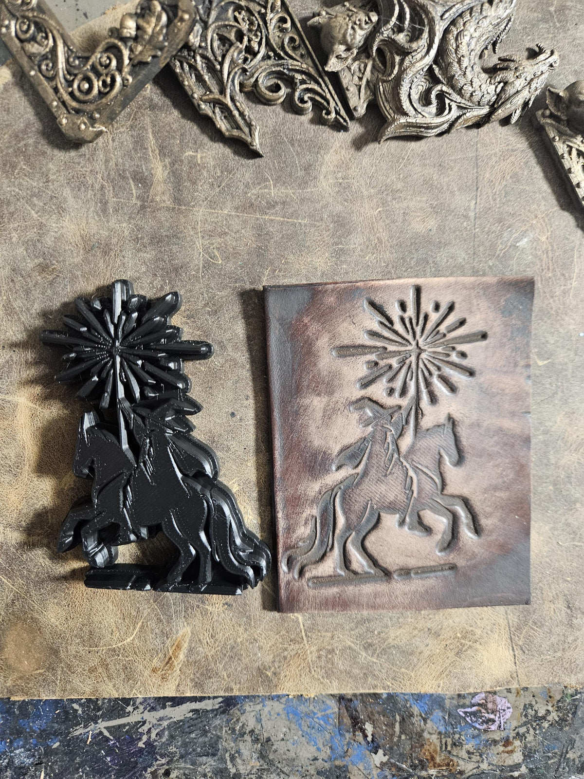 Wizard Stamp Leather Stamp,LOTR, Gandalf Inspired Stamp
