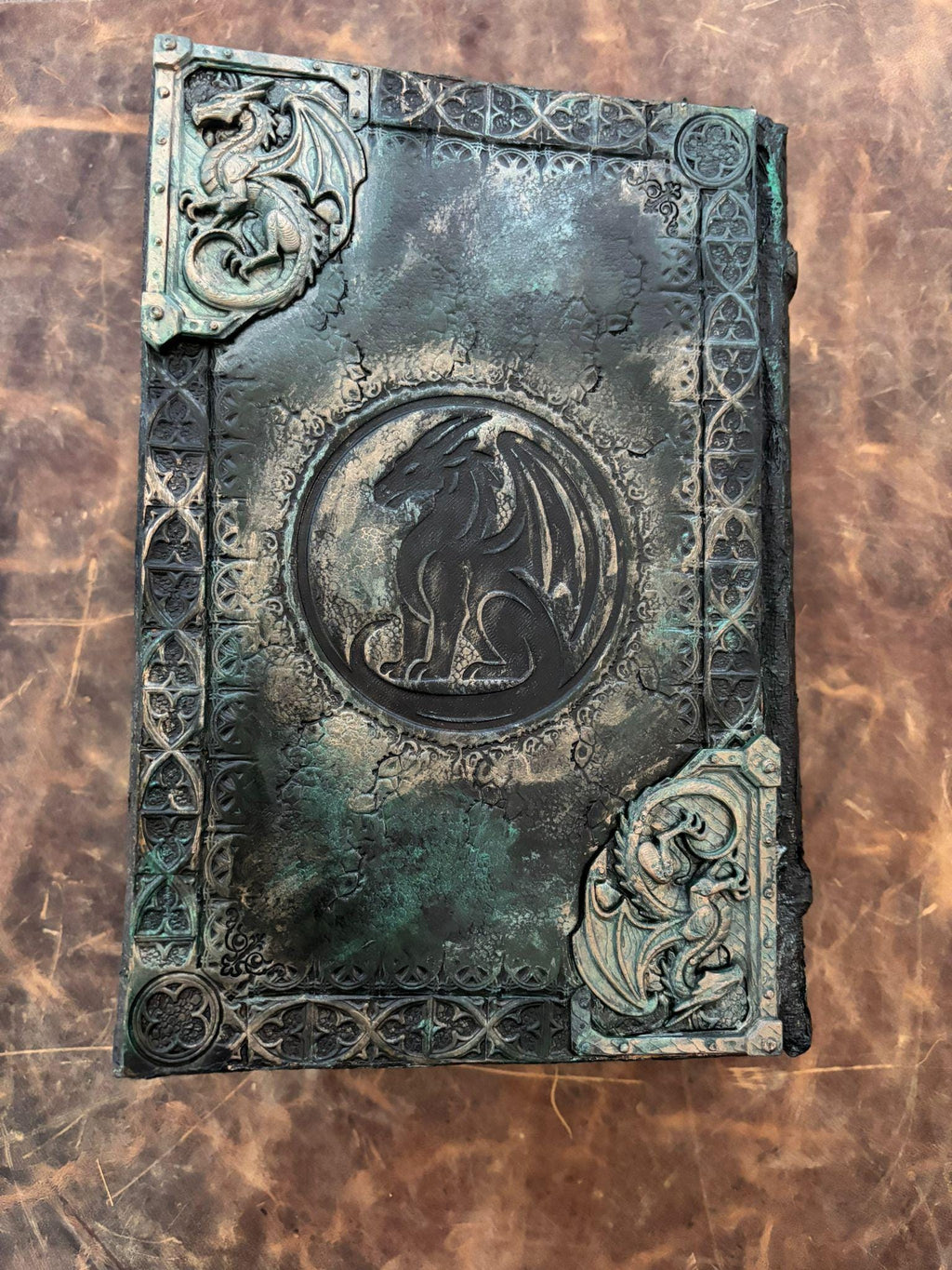 Hand-Tooled Leather Bound Book • Dragon Emblem, Inheritance Cycle Collector Edition