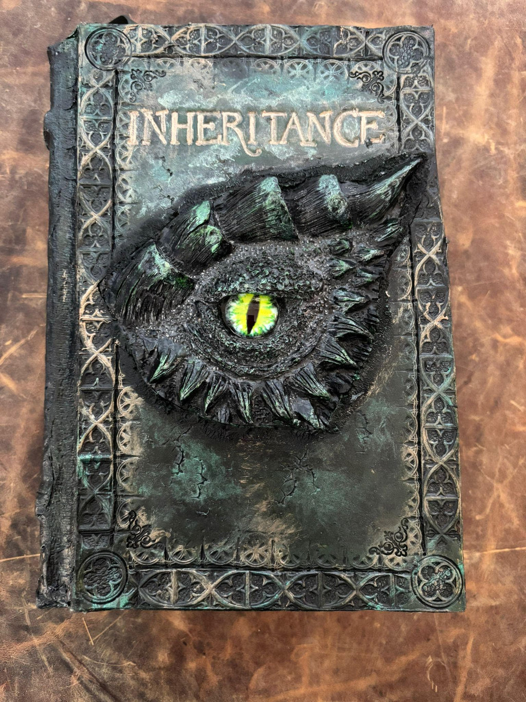 Hand-Tooled Leather Bound Book • Dragon Emblem, Inheritance Cycle Collector Edition