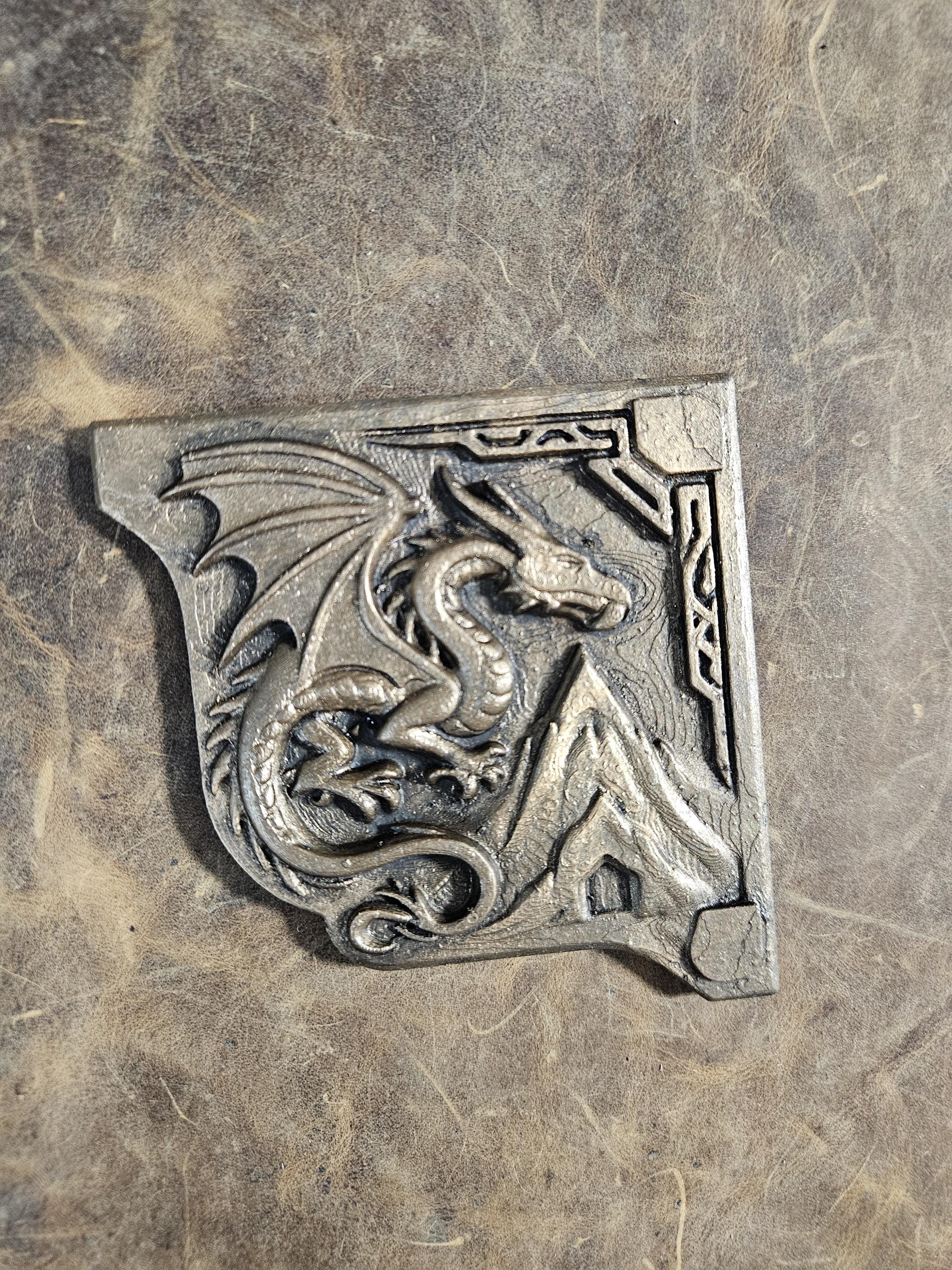 Dragon Plate, relic grade book adornment