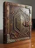 Oakbound Warden Book Corners – Gothic Grimoire Protectors (Set of 4)