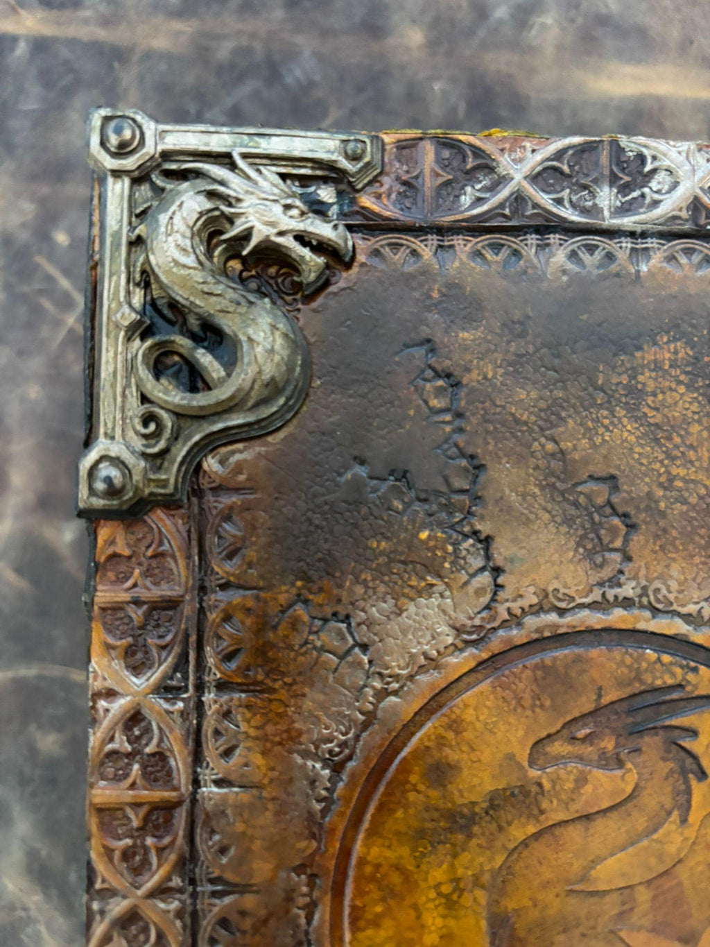 Brisingr Leather Book • Hand Tooled Dragon Crest Collector Edition