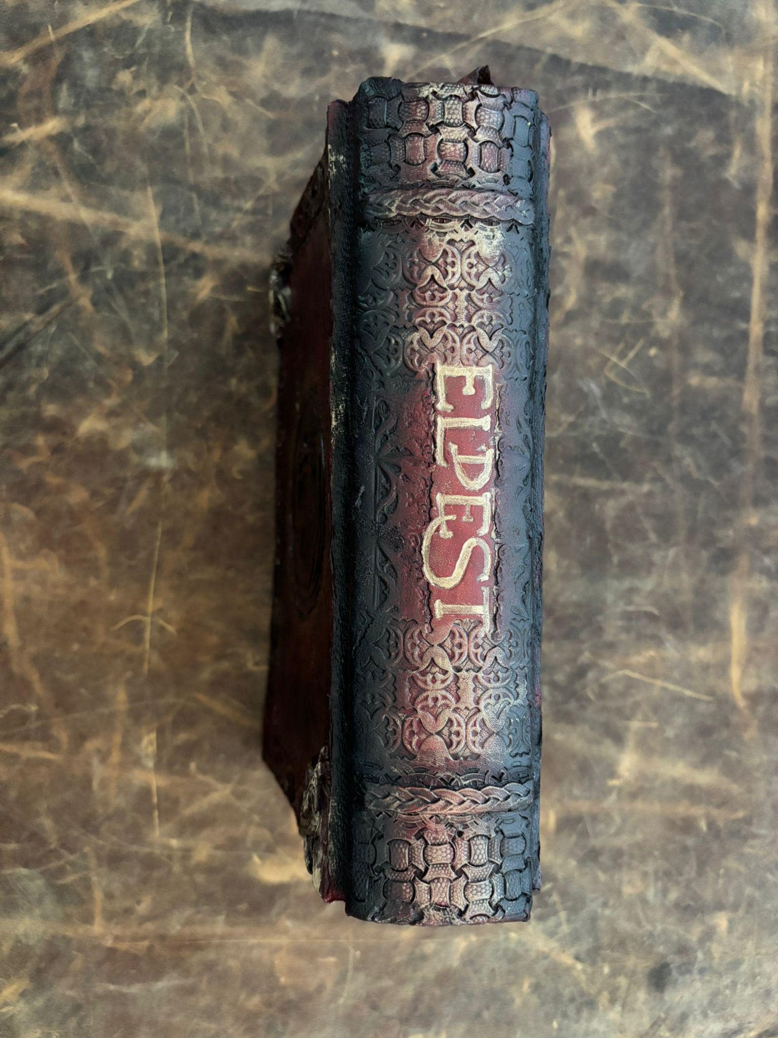 Eldest Leather Bound Book • Hand-Tooled Dragon Cover, Collector's Edition
