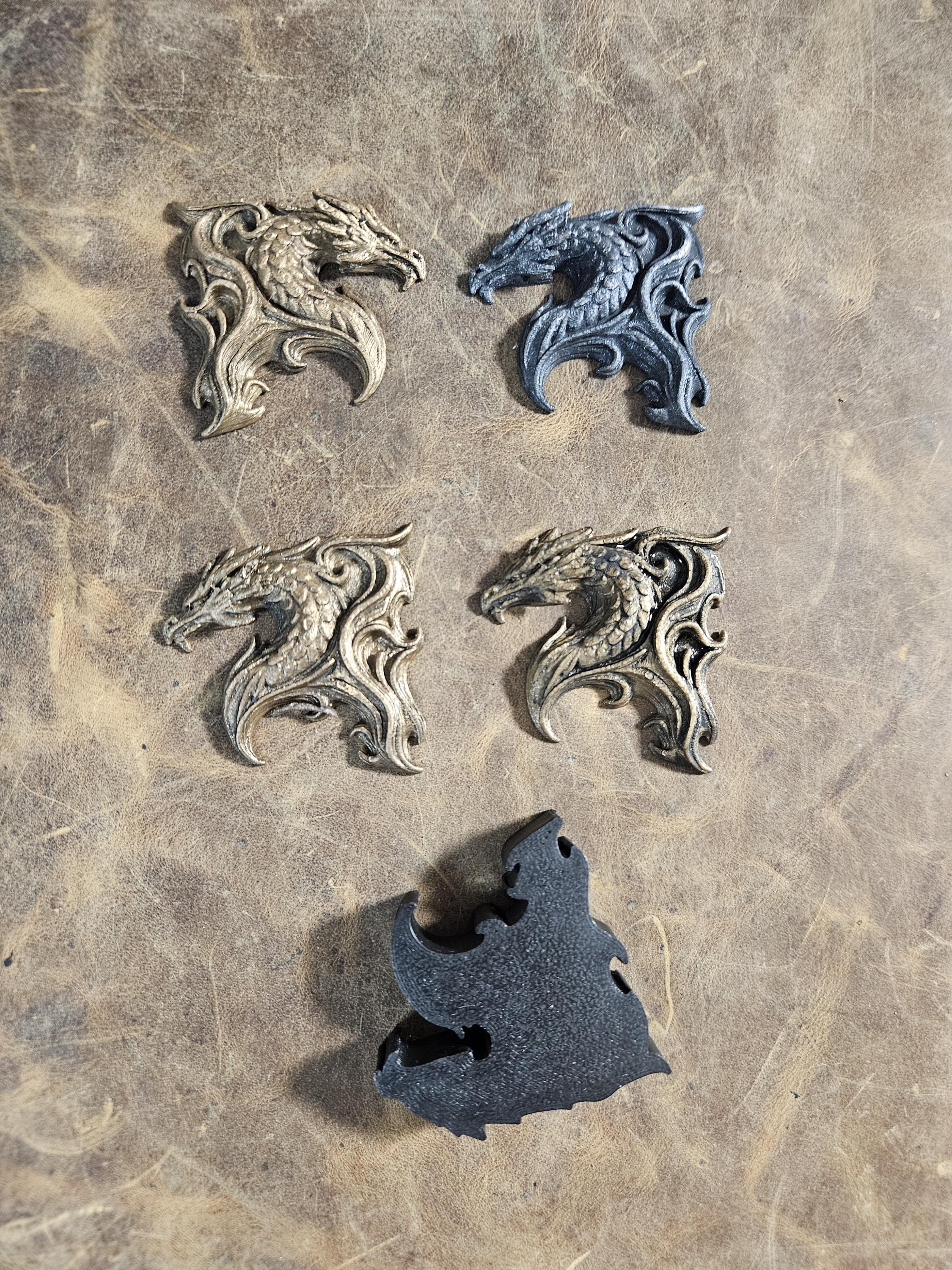 Dragon Book Corners — Antiqued Relic-Grade Embellishments for Legendary Tomes