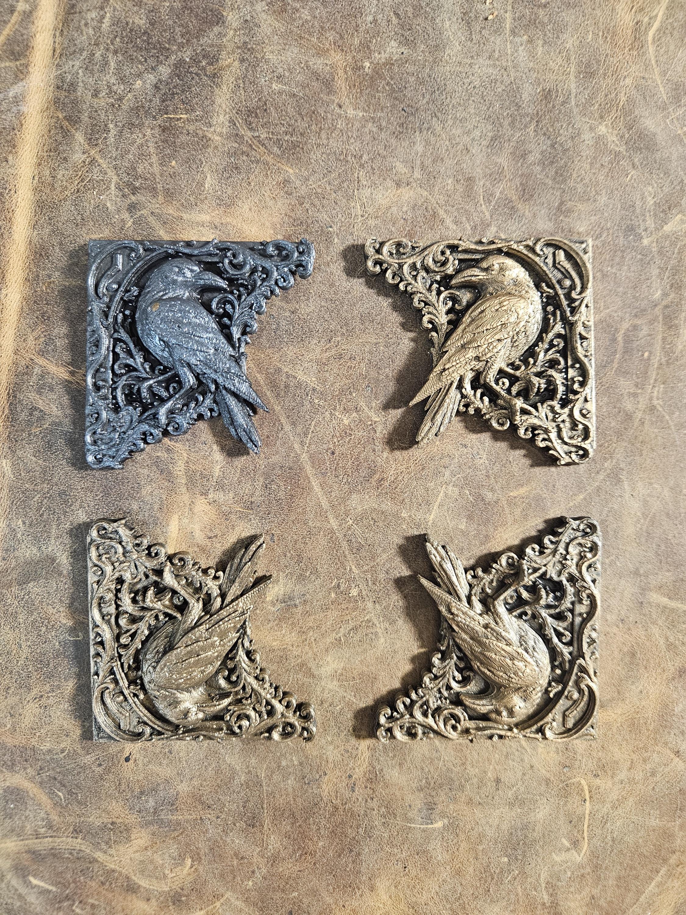 Ravenwatch Book Corners — Gothic Book Guardians