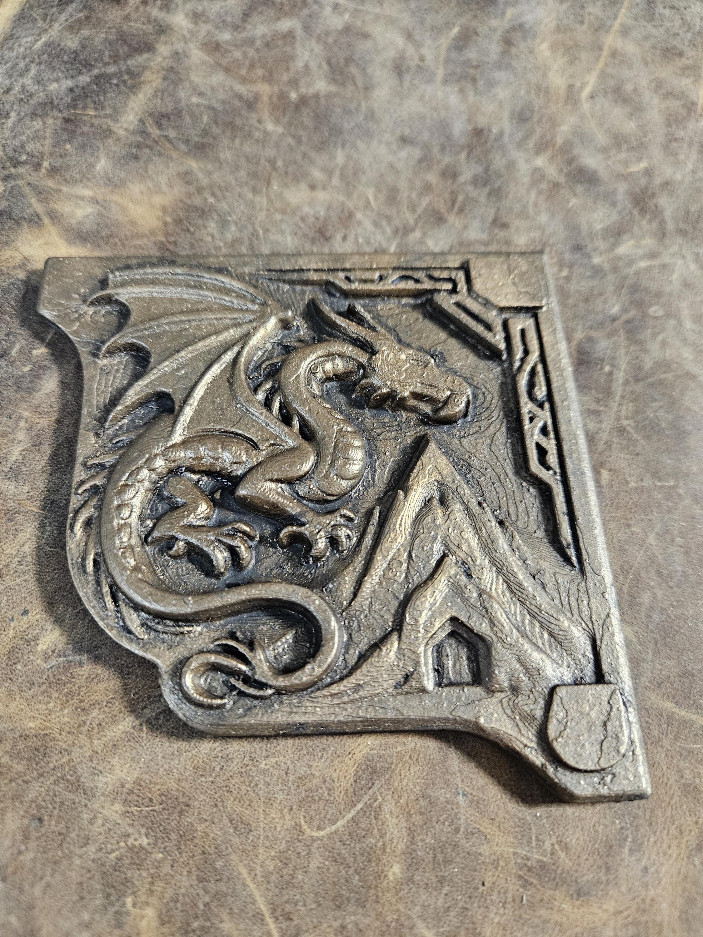 Dragon Plate, relic grade book adornment
