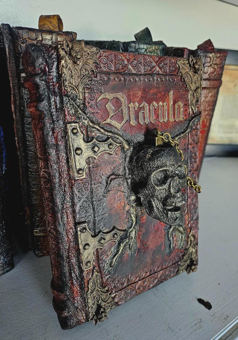 Gargoyal Gothic Book Corners — Antique Riveted Relic Set (4 Corners)