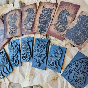 Custom Leather Stamp – Original Design Made to Order Personal Mark | Artisan Leatherworking Tool