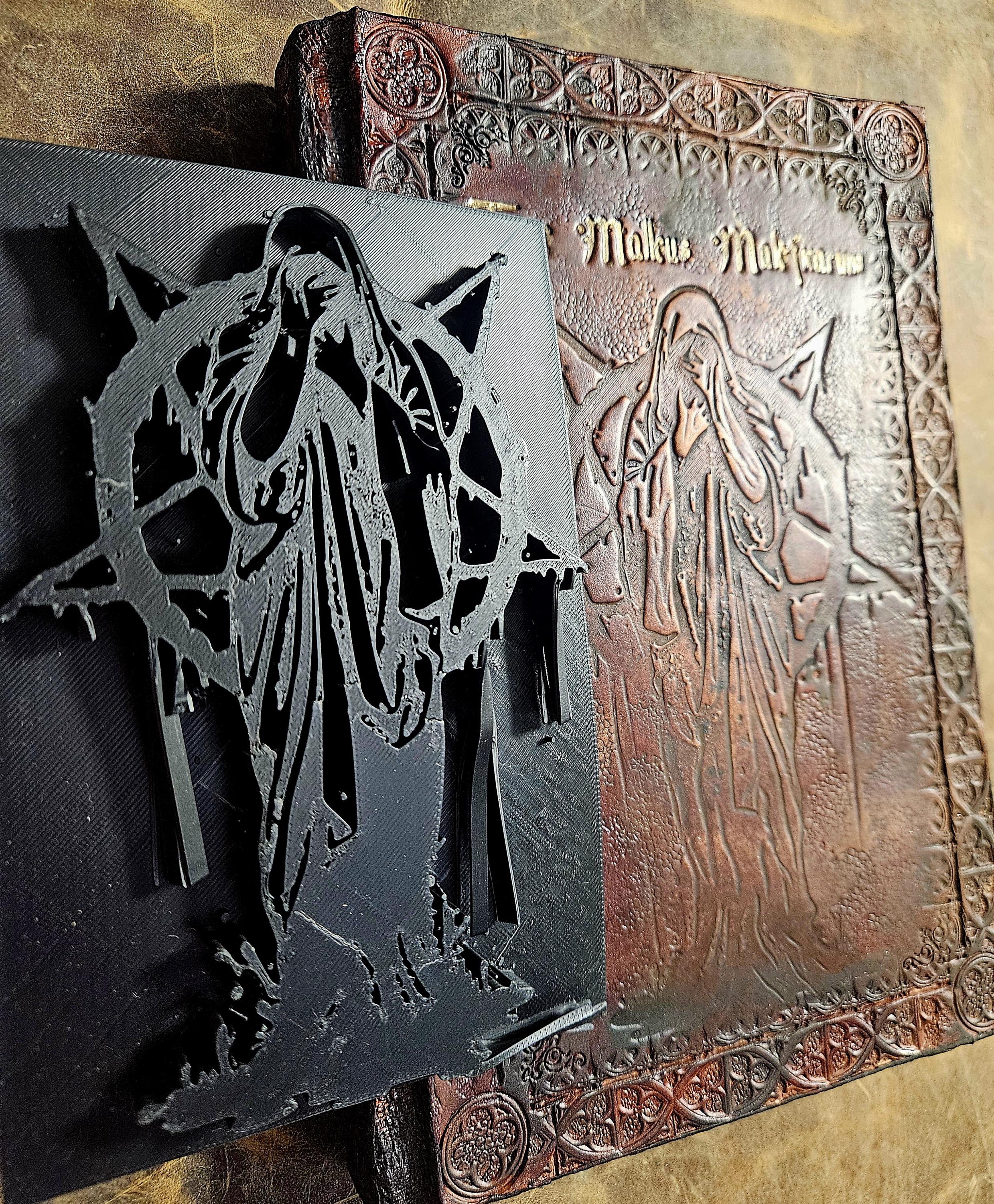 Veiled Figure Sigil Leather Stamp | Ancient Watcher Symbol | Dark Fantasy | Medieval Leatherworking Stamp | Journal, Bookbinding & Prop Tool