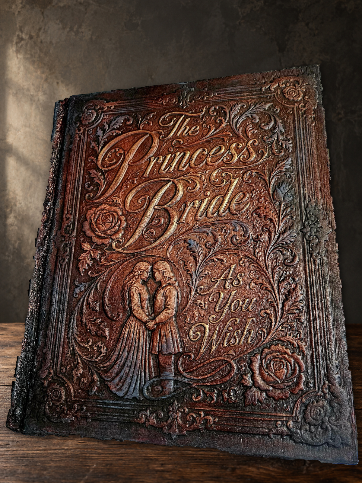 The Princess Bride | Hand-Bound Genuine Leather Rebinding | Custom Fantasy Romance Collector Book