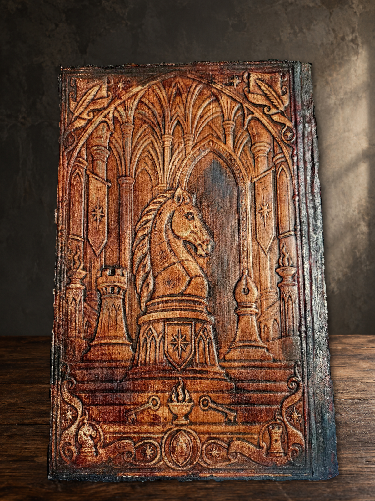 Harry Potter 1–7 Complete Set | Hand-Bound Genuine Leather Rebindings | Custom Collector Library Set