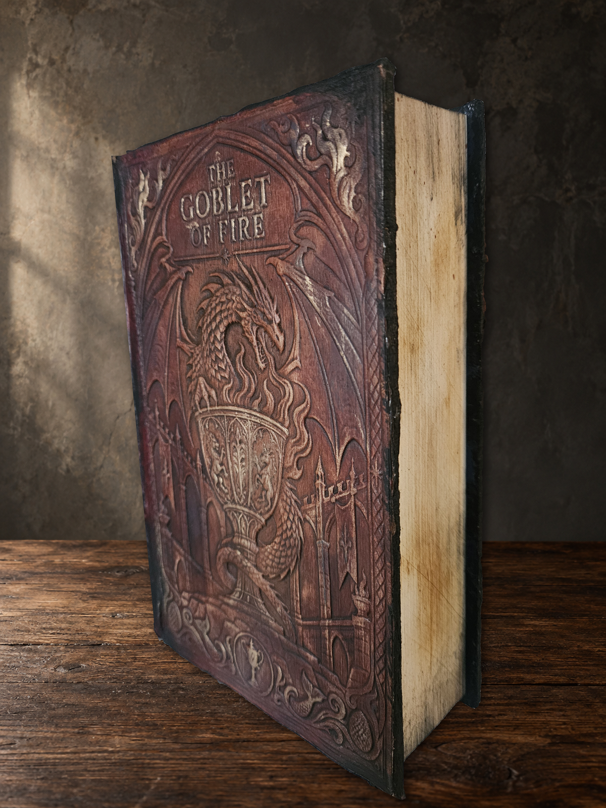 Harry Potter and the Goblet of Fire | Hand-Bound Leather Book