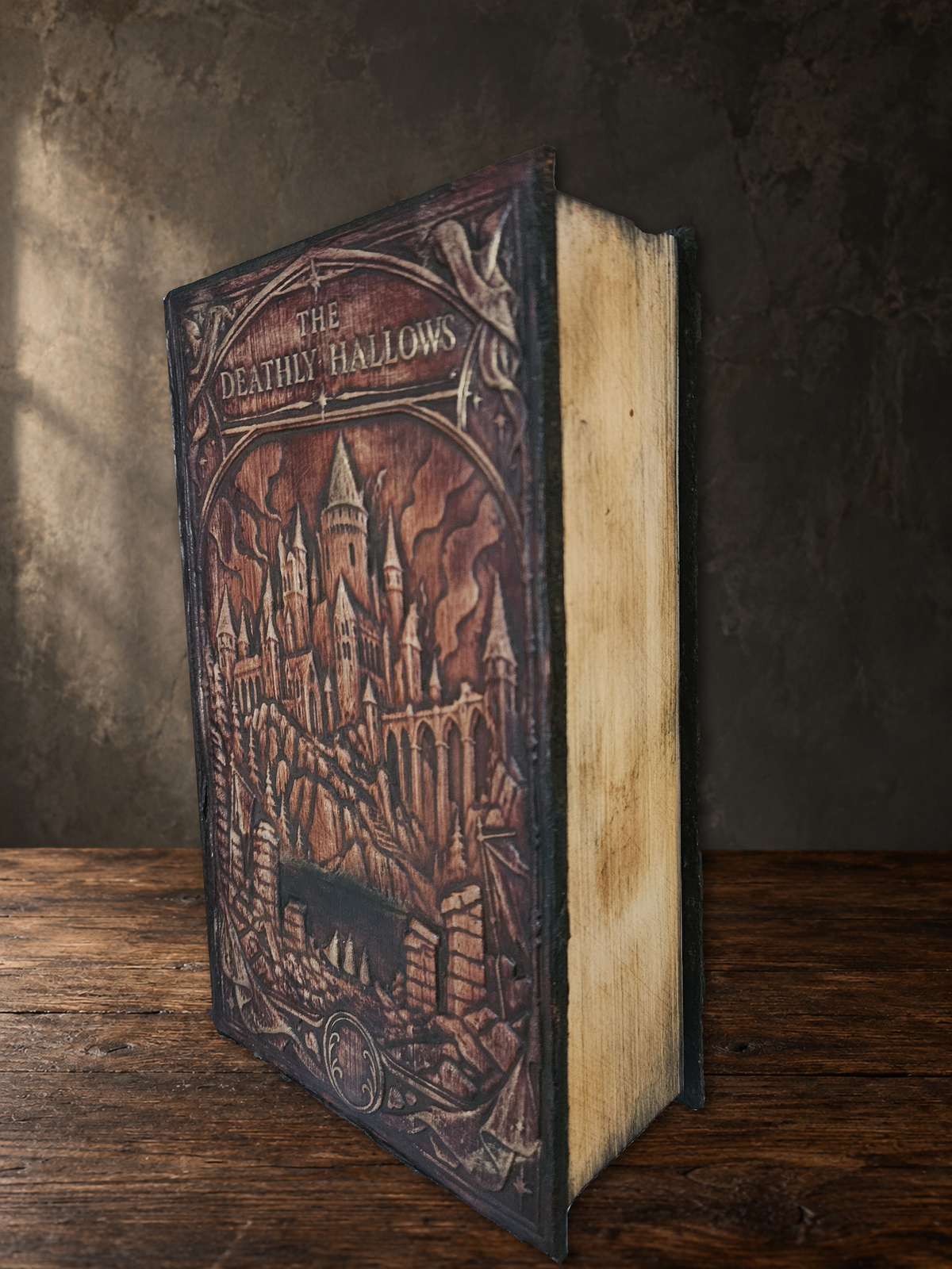 Harry Potter and the Deathly Hallows | Hand-Bound Leather Book