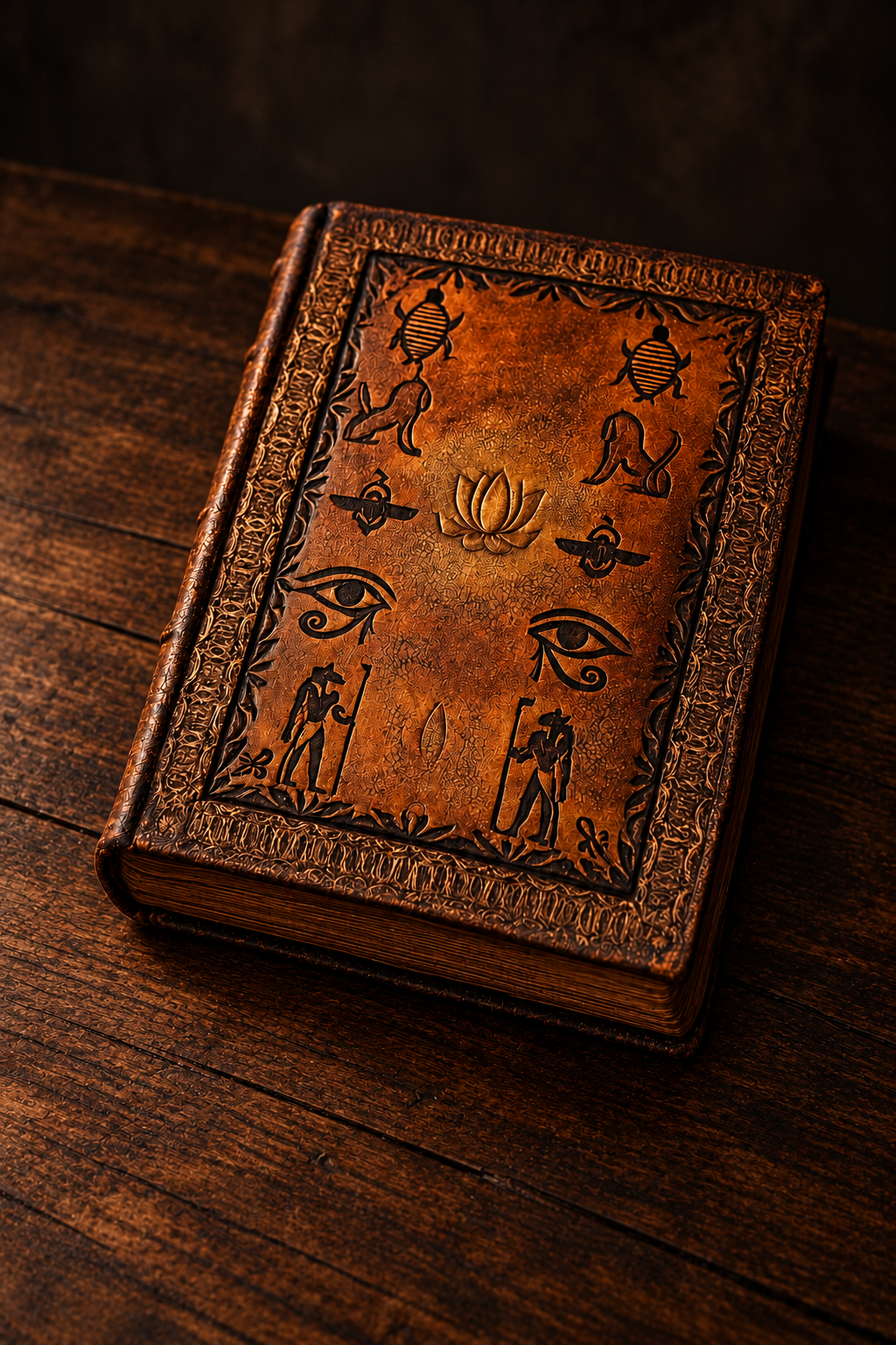 rear binding detail