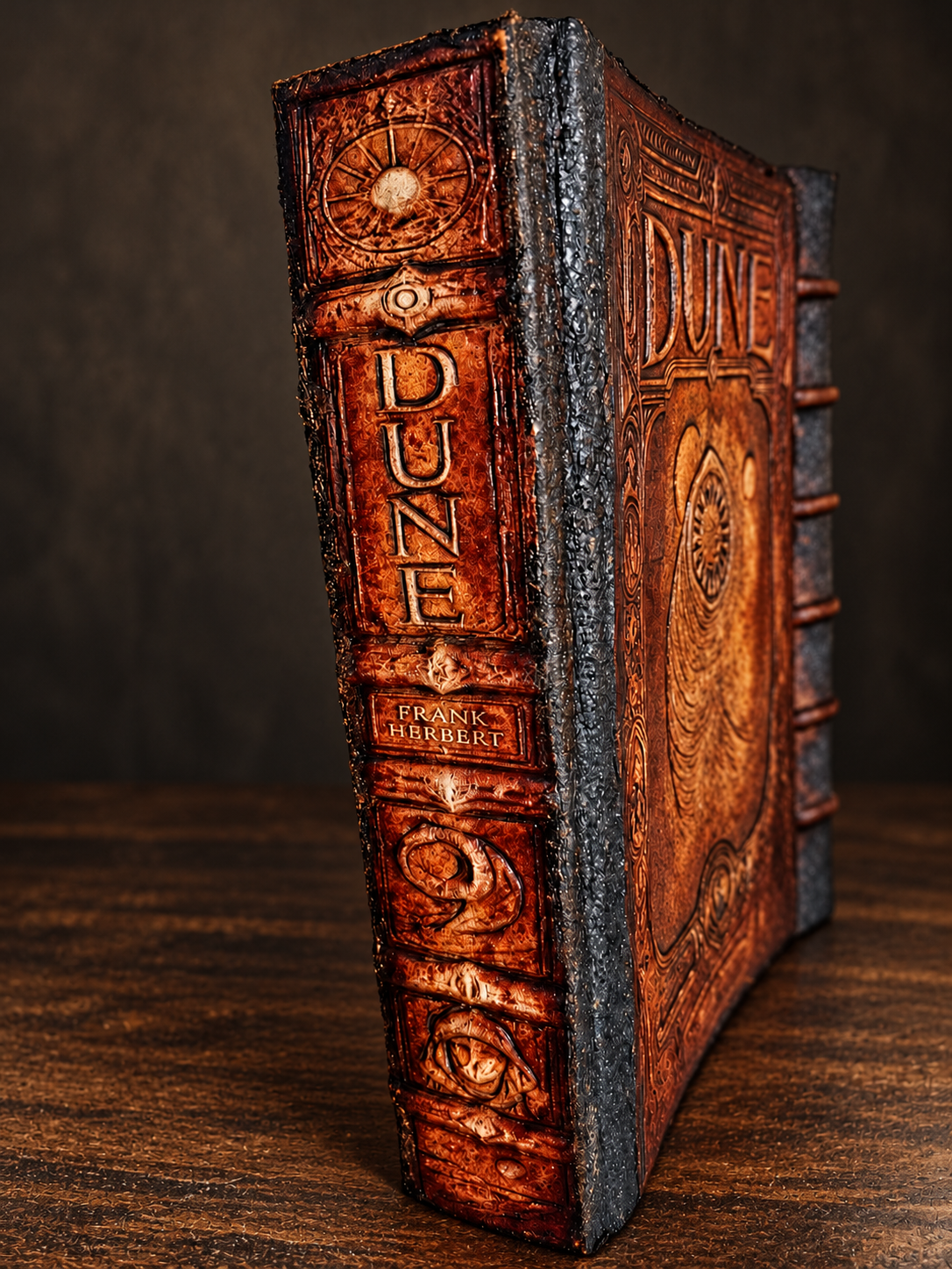 Dune leather omnibus — spine