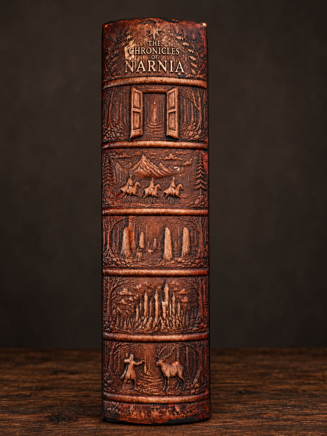 The Chronicles of Narnia newer omnibus — sculpted spine