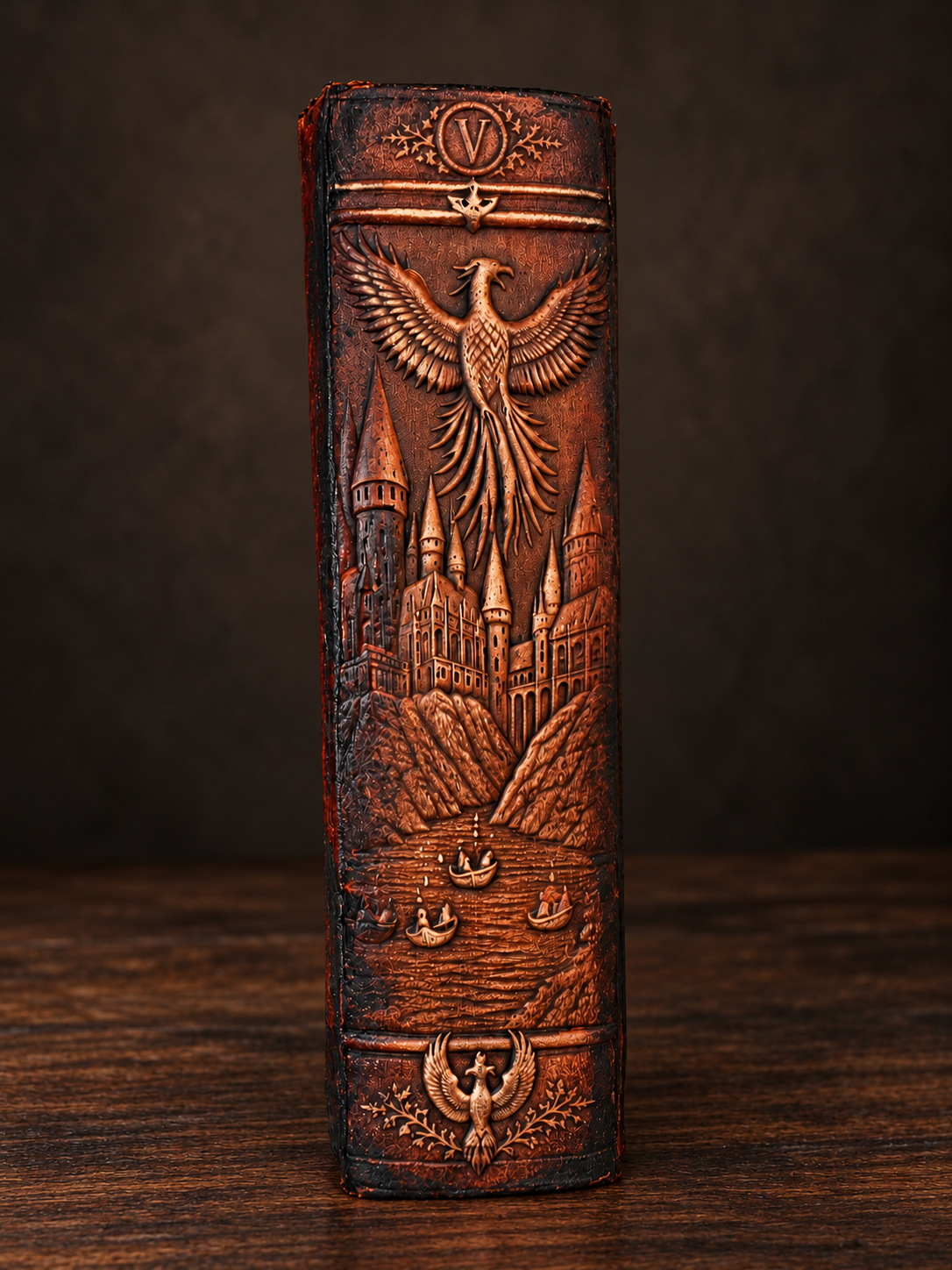 Harry Potter volume 5 — spine binding detail
