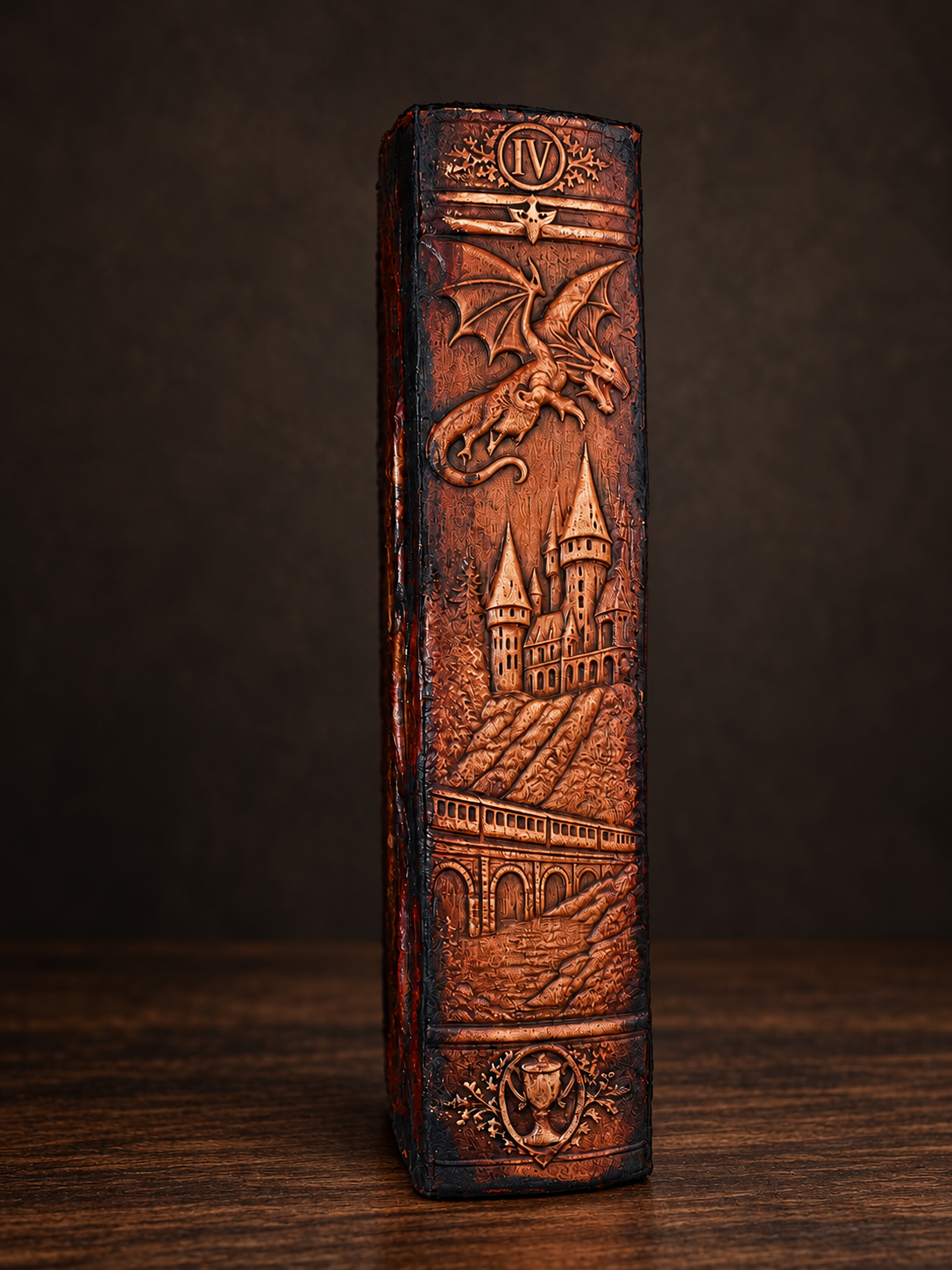 Harry Potter volume 4 — spine binding detail